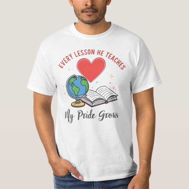Proud Dad of an English Teacher T-Shirt (Vorderseite)