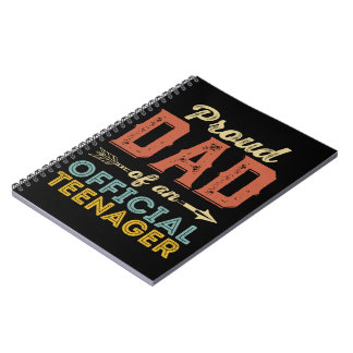 Proud Dad of Official Teenager 13th Birthday Notizblock