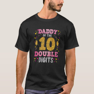 Proud Daddy von der zweistelligen 10. Geburtstagsk T-Shirt
