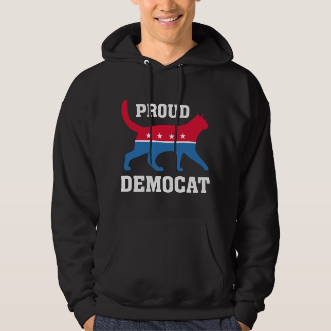 Proud Democrat Hoodie (Vorderseite)
