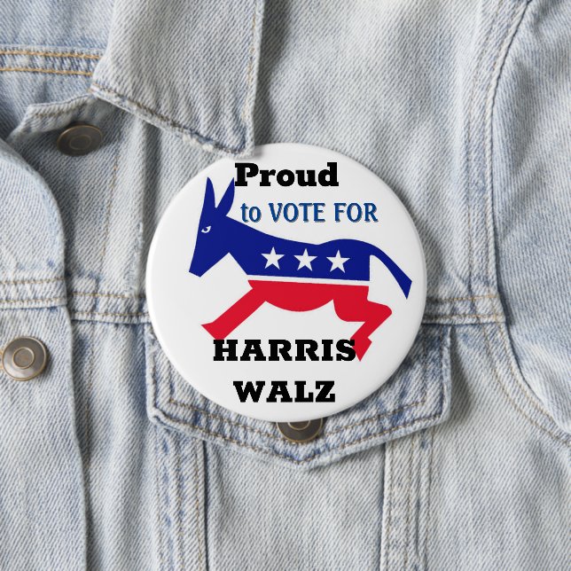 Proud-Demokrat-Taste Button (Beispiel)