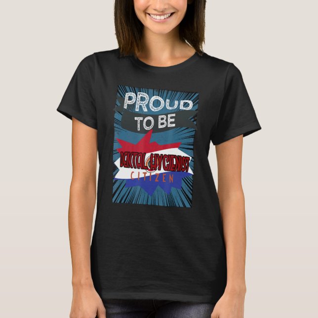 Proud Dental Hygienist Citizen Professionals T-Shirt (Vorderseite)