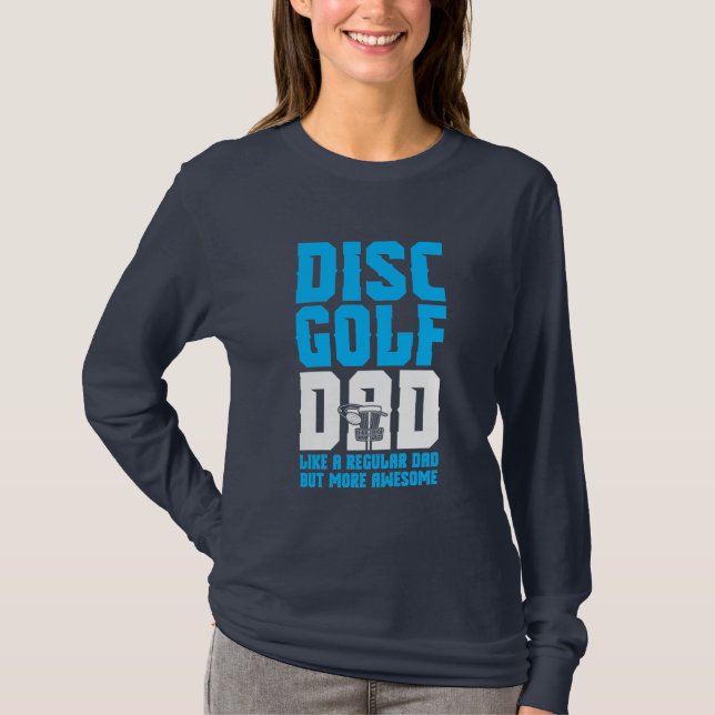 Proud Disk Golf Vater T-Shirt (Vorderseite)