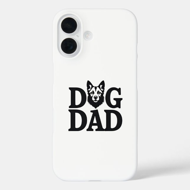 Proud Dog Dad Apparel & Accessories Case-Mate iPhone Hülle (Rückseite)
