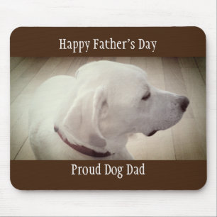 Proud Dog Vater Dark Brown Mousepad