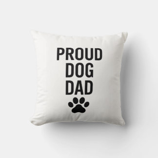 Proud Dog Vater - Funny Pet Lover Geschenk für Män Kissen