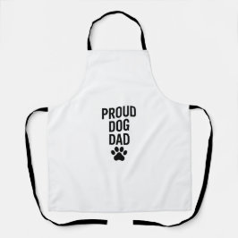 Proud Dog Vater - Funny Pet Lover Geschenk für Män Schürze