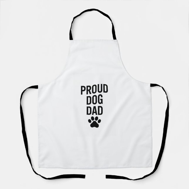 Proud Dog Vater - Funny Pet Lover Geschenk für Män Schürze (Vorderseite)