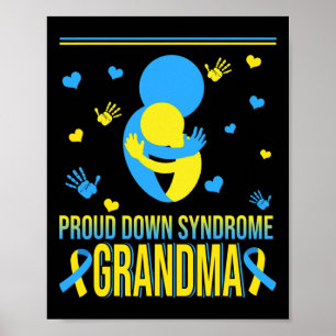 Proud-Down-Syndrom Oma-Down-Syndrom Poster