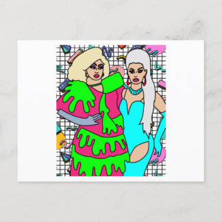 Proud Drag Queen Inspiriert Postkarte