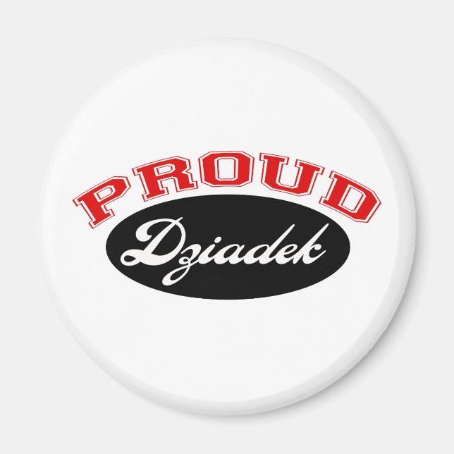 Proud Dziadek Magnet (Vorne)