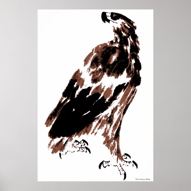 Proud Eagle Print Poster (Vorne)