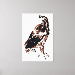 Proud Eagle Wrapped Canvas Leinwanddruck