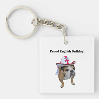 Proud English Bulldog Schlüsselanhänger