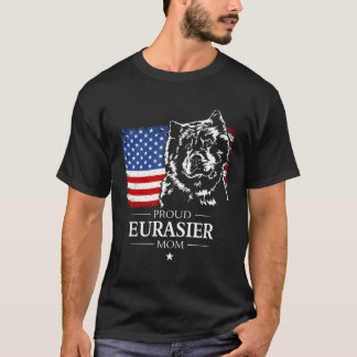 Proud Eurasier Mama American Flag Patriotic Dog Gi T-Shirt
