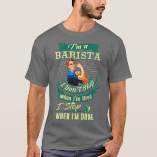 Proud Female Barista Shirt