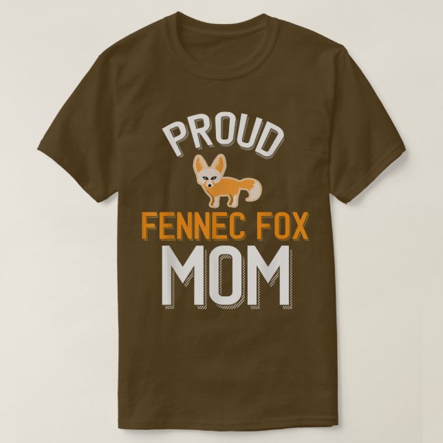 Proud Fennec Fo Mama Niedlich Fennec Fo T-Shirt (Design vorne)
