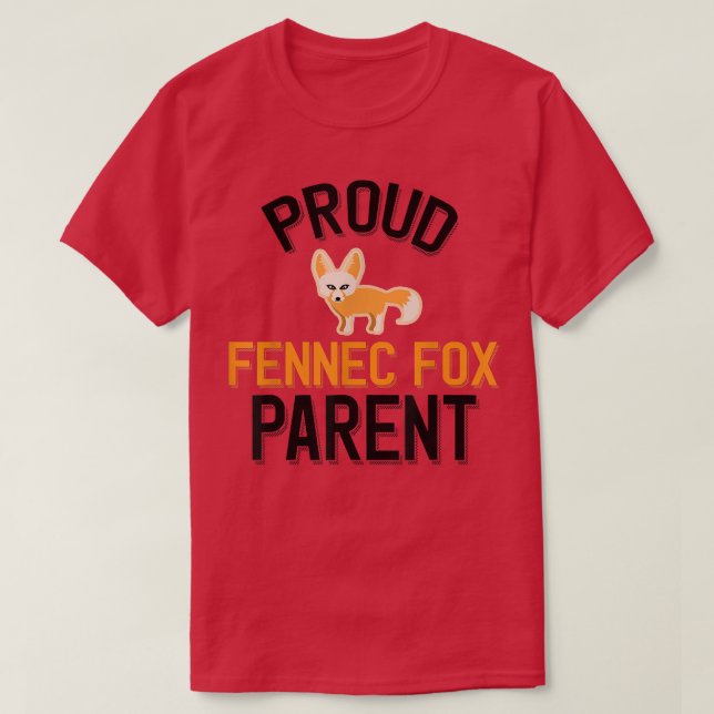 Proud Fennec für Parent T-Shirt (Design vorne)