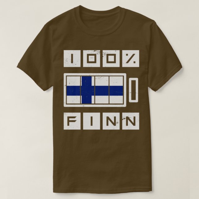 Proud Finn Gift Finnland T-Shirt (Design vorne)