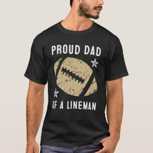 Proud Football Lineman Vater Tshirt