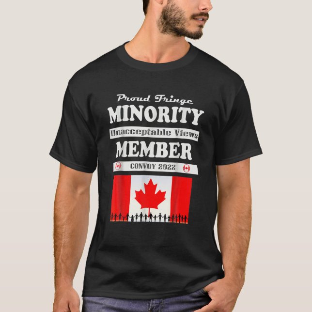 Proud Fringe Minority Freedom Convoy 2022 T T-Shirt (Vorderseite)