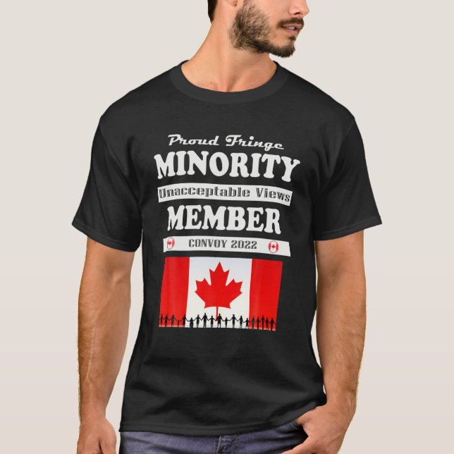 Proud Fringe Minority Freedom Convoy 2022 T T-Shirt (Vorderseite)