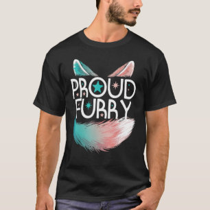 Proud Furry Fandom Cosplay Animal Lover Furries Fu T-Shirt