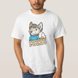 Proud Furry Niedlich Funny Furry Fandom Fursuit Ge T-Shirt