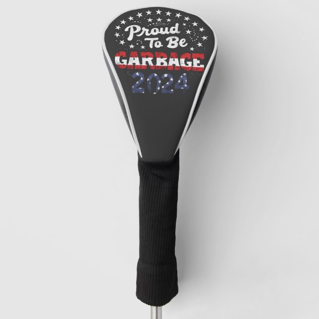 Proud Garbage Puerto Rico Latinos für Trump Golf Headcover (Vorderseite)