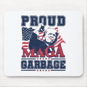 Proud Garbage wählen Trump 2024 Trump Unterstützer Mousepad