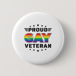 Proud Gay Veteran Pride Monat Veteran Tag Button