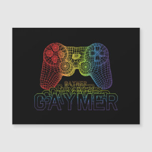 Proud Gaymer, Gay Pride Gaming Magnetkarte