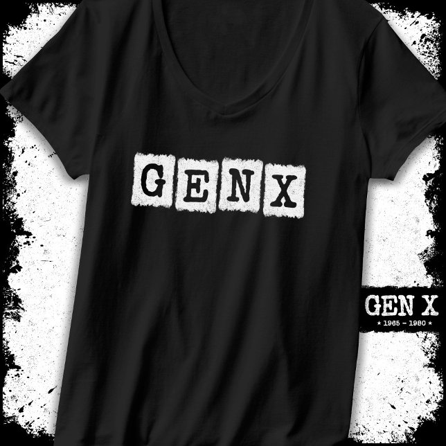 Proud Gen X Gen Xer Generation X Gen X X T-Shirt (Von Creator hochgeladen)
