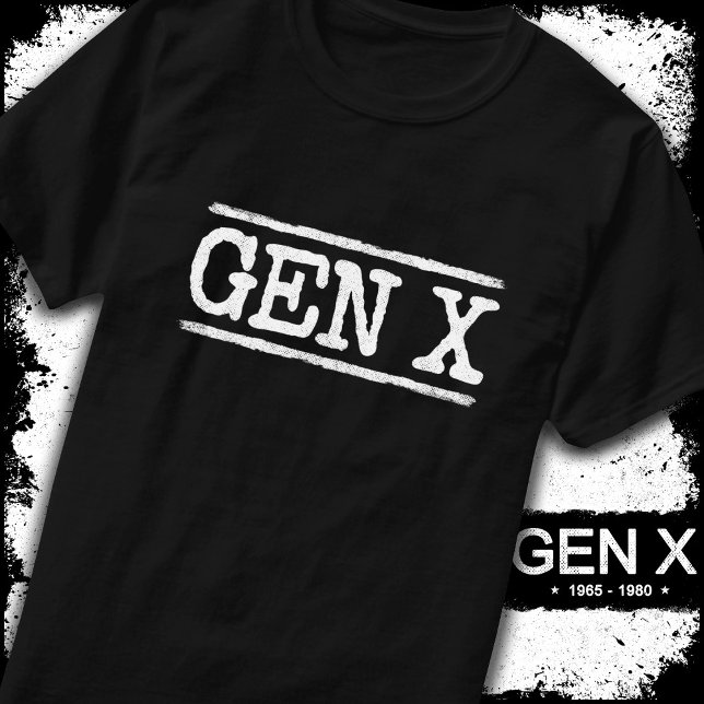 Proud Gen X Gen Xer Generation X Gen X X T-Shirt (Von Creator hochgeladen)