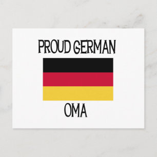 Proud German Oma Postkarte