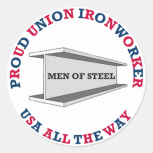 Proud Gewerkschaft Ironworker USA Aufkleber