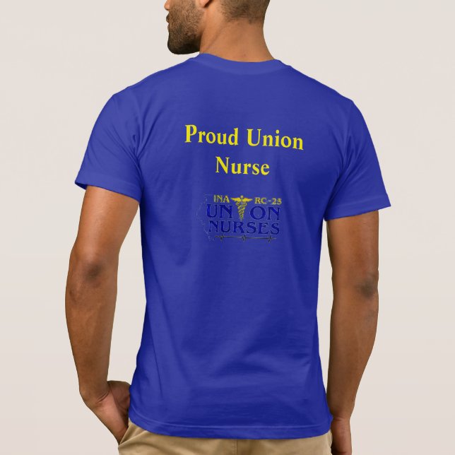 Proud Gewerkschaft Nurse RC23 T - Shirt (Rückseite)