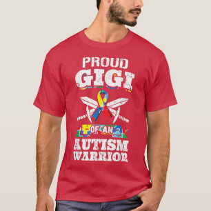 Proud Gigi von einem Autismus Krieger Sensibilisie T-Shirt
