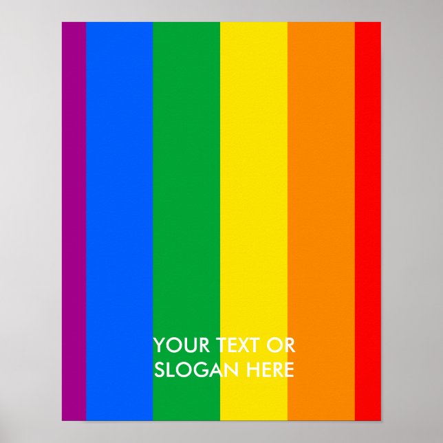 Proud GLBTQI Poster (Vorne)
