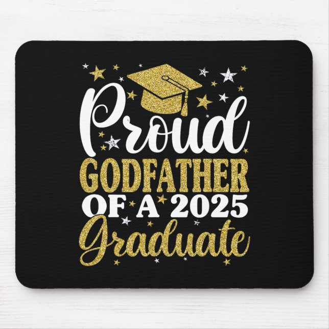 Proud Godvater eines Abschlusses mit Abschluss 202 Mousepad (Vorne)