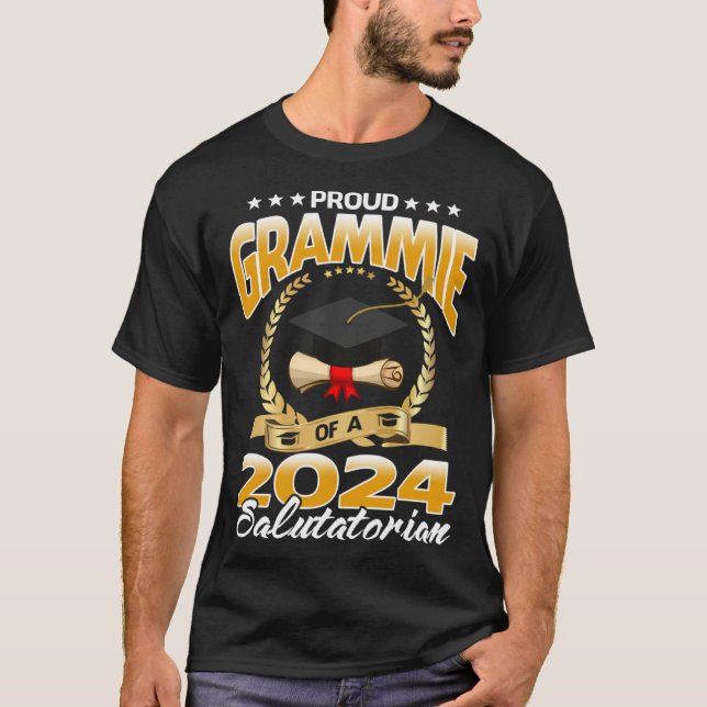 Proud Grammie Of A 2024 Salutatorian T-Shirt (Vorderseite)