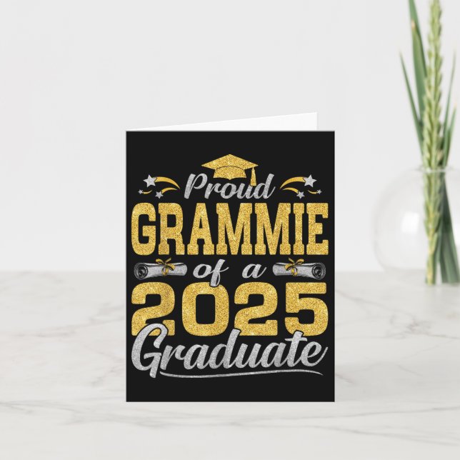 Proud Grammie of a 2025 Graduate Abschluss 2025 A Karte (Vorderseite)