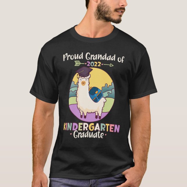 Proud Grandad of 2022 Kindergarten Graduate Niedli T-Shirt (Vorderseite)