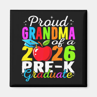 Proud grandma of 2026 pre-k graduate mothers day magnet