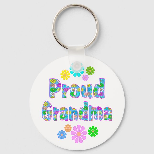 Proud Grandma Schlüsselanhänger (Vorderseite)