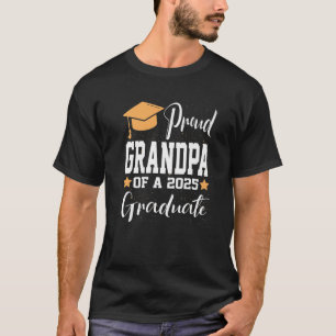 Proud Grandpa A Class of 2025 Graduate Dinosaur Gr T-Shirt
