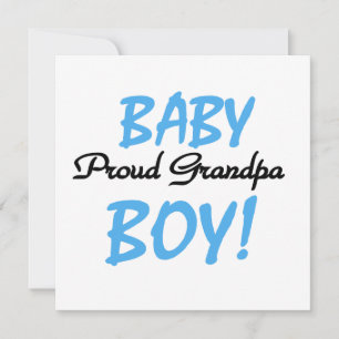 Proud Grandpa Baby Boy T - Shirt und Geschenke