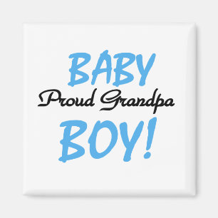 Proud Grandpa Baby Boy Tshirts und Geschenke Magnet