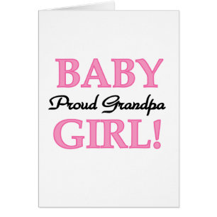 Proud Grandpa Baby Girl T - Shirt und Geschenke