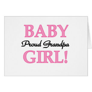 Proud Grandpa Baby Girl T - Shirt und Geschenke